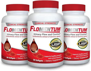 Flomentum® Saw Palmetto Oil Extract Prostate Supplement for Men - Healthy Urinary Flow & Urinary Function - Clinical Strength Saw Palmetto for Men - 320mg USP-Verified - Once Daily (90 Count) in Pakistan