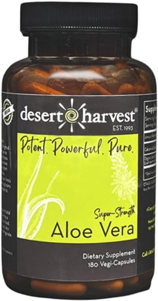 Desert Harvest Aloe Vera, 180 Capsules in Pakistan