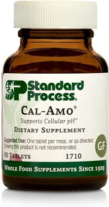 Standard Process Cal-Amo - Cellular pH Support and Lung Support Supplement with Magnesium Citrate, Calcium Chloride, Calcium Lactate, Ammonium Chloride, and More - 90 Tablets in Pakistan