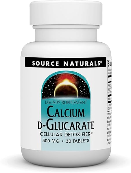 Source Naturals Calcium D-Glucarate 500mg Cellular Detoxifier - 30 Tablets in Pakistan