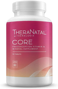 TheraNatal Core Preconception Prenatal Vitamin (90 Day Supply) | Prenatal Fertility Supplements for Women Trying to Conceive | NSF Certified in Pakistan