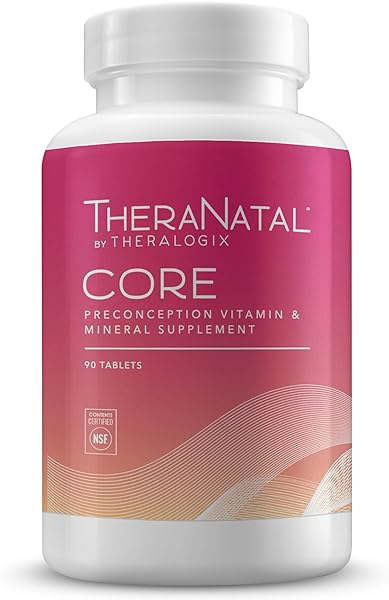 TheraNatal Core Preconception Prenatal Vitamin (90 Day Supply) | Prenatal Fertility Supplements for Women Trying to Conceive | NSF Certified in Pakistan in Pakistan