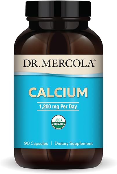 Dr. Mercola Organic Calcium, 30 Servings (90 Capsules), Dietary Supplement, 1200 mg Per Day, Supports Healthy Bones, Non-GMO, Certified USDA Organic in Pakistan in Pakistan