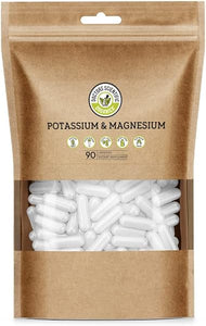 DSO Potassium Magnesium Supplement - 90 Count - Doctor Designed High Absorption Magnesium Potassium Supplement – Vegan Potassium Magnesium Aspartate for Sleep & Leg Cramp Relief in Pakistan