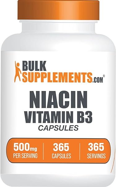 BULKSUPPLEMENTS.COM Niacin Capsules - Vitamin in Pakistan