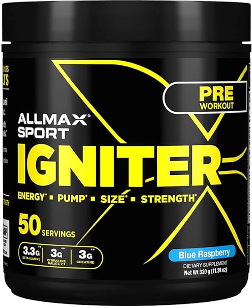 ALLMAX IGNITER Sport, Blue Raspberry - 330 g  in Pakistan