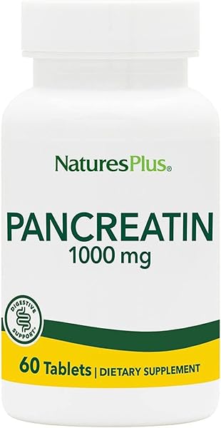 NaturesPlus Pancreatin - 1000 mg, 60 Tablets  in Pakistan