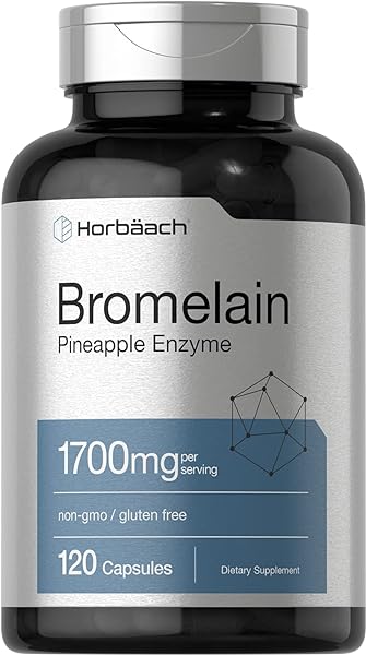 Bromelain 1700 mg | 120 Capsules | Supports D in Pakistan