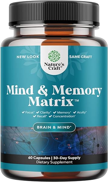 Better Memory and Focus Supplement for Adults - Advanced Memory Supplement for Brain Health Faster Recall and Mental Focus with Phosphatidylserine - Brain Supplement for Memory and Focus Support in Pakistan