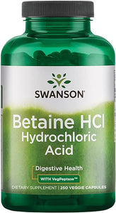 Swanson Hydrochloric Acid w/Pepsin 250 Capsules in Pakistan