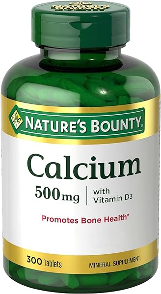 Nature's Bounty Calcium Plus 500 mg Vitamin D3, Immune Support & Bone Health, 300 Tablets in Pakistan