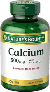 Nature's Bounty Calcium Plus 500 mg Vitamin D3, Immune Support & Bone Health, 300 Tablets in Pakistan