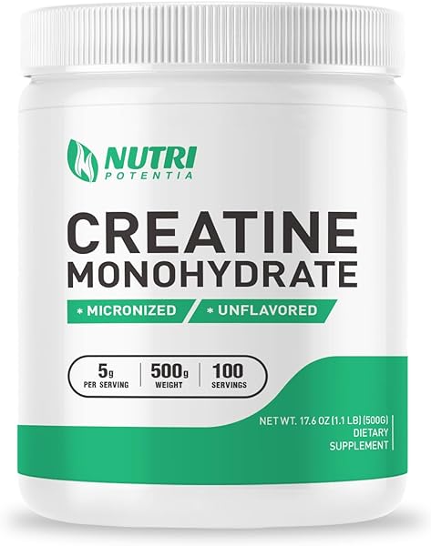 Creatine Monohydrate Micronized Powder 500 Grams, Pure Creatine Supplements, Pre & Post Workout Creatine Nutritional, Vegan, Unflavored, No Additives (1.1Lb) in Pakistan in Pakistan