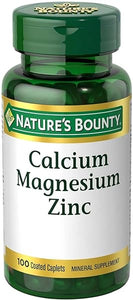 Nature's Bounty Calcium Magnesium & Zinc Caplets, Immune & Supporting Bone Health, 100 Count in Pakistan