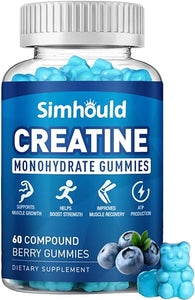 1 Pack Creatine Monohydrate Gummies for Men & Women, Chewable Creatine Monohydrate for Muscle Strength & Growth, Energy Boost, Muscle Builder, Sugar Free Supplements, Vegan, 60 Counts in Pakistan