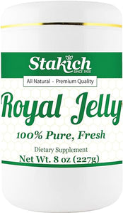 Stakich Fresh Royal Jelly - Pure, All Natural - No Additives/Flavors/Preservatives Added - 8 Ounce (227 Gram) in Pakistan