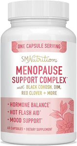 Menopause Supplements for Women | Multi-Symptom Relief for Hot Flashes & Night Sweats | Hormone Balance Support for Mood Swings & Perimenopause | With Black Cohosh, Red Clover, DIM | 60 Capsules in Pakistan