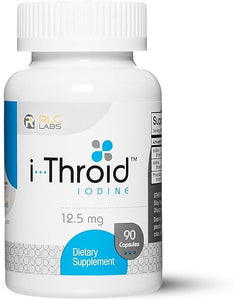 RLC, i-Throid 12.5 mg, Iodine and Iodide Supplement to Support Thyroid Health and Hormone Balance, 90 capsules (90 servings) in Pakistan