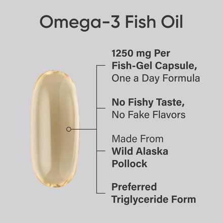 Sports Research Triple Strength Omega 3 Fish Oil - Burpless Fish Oil Supplement in Pakistan