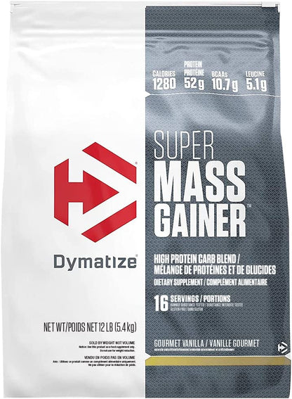 Dymatize Super Mass Gainer Protein Powder, Gain Strength & Size Quickly Vanilla
