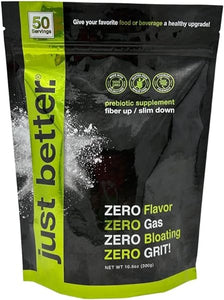 Prebiotic Fiber Supplement for a Healthy Gut | Fiber Powder with Zero Grit Zero Taste and No Bloating or Gas | Feel Full Faster | Keto Non-GMO Gluten Free Vegan 50 Servings in Pakistan
