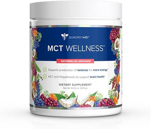 Gundry MD MCT Wellness Powder to Support Energy, Ketone Production and Brain Health, Keto Friendly, Sugar Free (30 Servings) (Watermelon Lemonade) in Pakistan