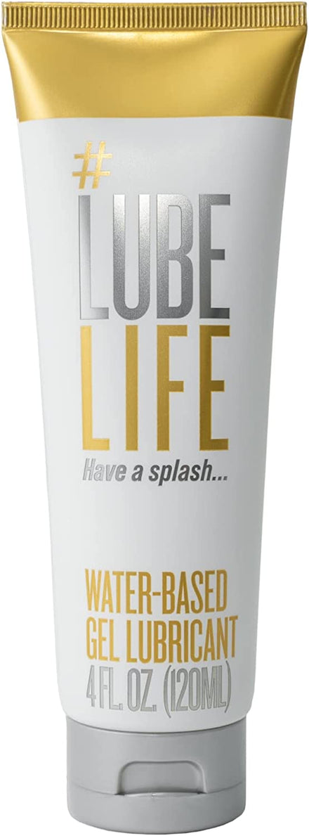 Lube Life Water-Based Personal Lubricant, Lube for Men, Women and Couples, Non-Staining, 12 Fl Oz