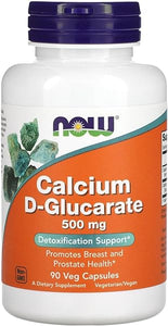 NOW Supplements, Calcium D-Glucarate 500 mg, Detoxification Support*, 90 Veg Capsules in Pakistan