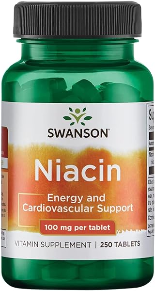 Swanson Niacin (Vitamin B3) - Vitamin Supplement Supporting Heart Health and Carbohydrate Metabolism - Promotes Natural Energy Production - (250 Tablets, 100mg NE Each) in Pakistan in Pakistan