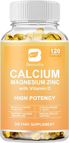 Calcium Magnesium Zinc Supplements, 120 Count in Pakistan