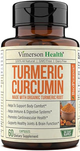 Organic Turmeric Curcumin & Black Pepper. High Absorption Joint Support Supplement with Bioperine. 95% Curcuminoids. Antioxidant Turmeric Supplement for Inflammation Balance & Immune Support. 1400mg in Pakistan
