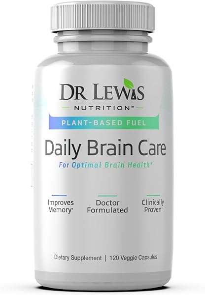 Daily Brain Care, Brain Booster Supplement, Brain Supplements for Memory and Focus, Memory Supplement for Brain Health, W/BiAloe, Natural Vanilla Flavor, 120 Capsules in Pakistan in Pakistan