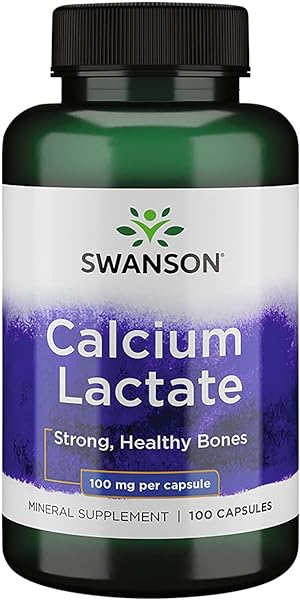 Swanson Calcium Lactate 100 Milligrams 100 Capsules in Pakistan in Pakistan