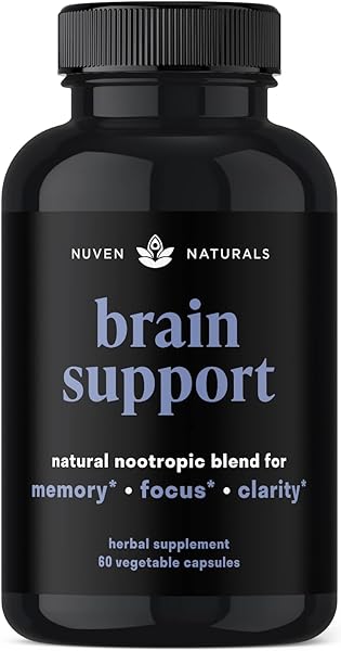 Brain Supplement — Natural Nootropic Brain Booster for Focus, Energy, Memory, Mood, Clarity, and Brain Support with Lions Mane, Ginkgo Biloba & Bacopa Monnieri, Memory Supplement & Focus Supplement in Pakistan in Pakistan