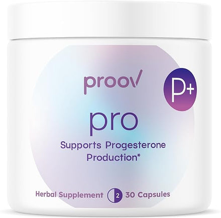Proov Pro, Natural Fertility Supplement to Support Progesterone Production for Women | Ashwagandha, Maca Root, Vitex Berry (Chasteberry) | 30 Herbal Capsules in Pakistan