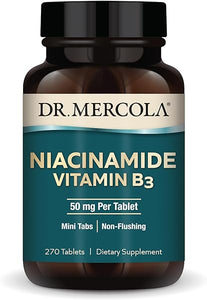 Dr. Mercola Niacinamide Vitamin B3, 90 Servings (270 Tablets), Dietary Supplement, Mini Tabs, Non-Flushing, Supports Metabolic Health, Non-GMO in Pakistan