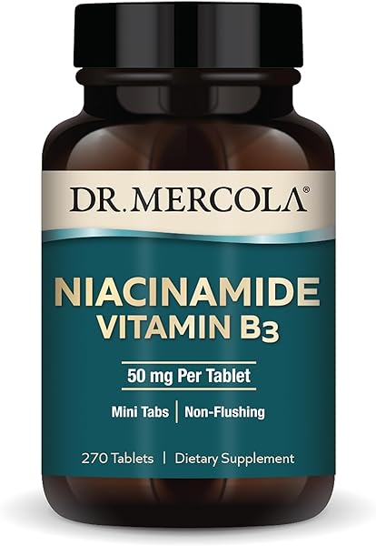 Dr. Mercola Niacinamide Vitamin B3, 90 Servings (270 Tablets), Dietary Supplement, Mini Tabs, Non-Flushing, Supports Metabolic Health, Non-GMO in Pakistan in Pakistan