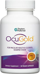 Clinical-Grade OcuGold with Lutein, Bilberry, Saffron for Macula & Retina Health, Digital Eye Strain, Eye Fatigue and Visual Performance, 1 Pill Daily (30 Vegan Capsules) in Pakistan