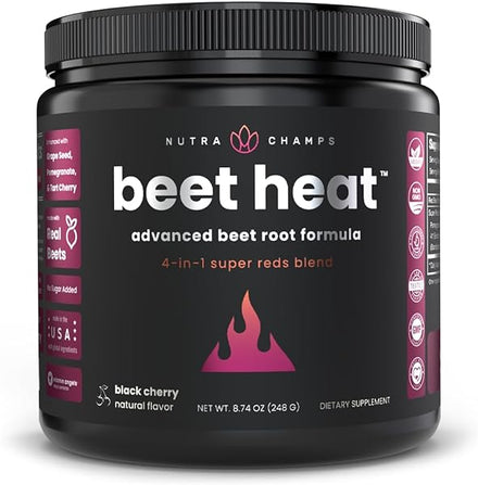 Beet Root Powder Circulation Supplement | Superfood Powder Nitric Oxide Supplement with Beetroot Juice, Super Reds Powder & Grape Seed Extract | No Sugar Beet Supplement in Pakistan
