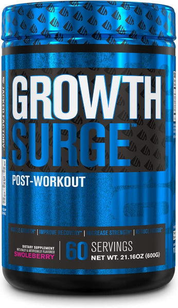 Jacked Factory Growth Surge Creatine Post Workout - Muscle Builder with Creatine Monohydrate, Betaine, L-Carnitine L-Tartrate - Daily Muscle Building & Recovery Supplement - 30 Servings, Black Cherry in Pakistan