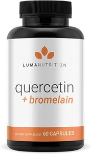Luma Nutrition Quercetin 500mg - Quercetin with Bromelain - Powerful Quercetin - Premium Bromelain - Antioxidant - Immune Support - 60 Capsules in Pakistan