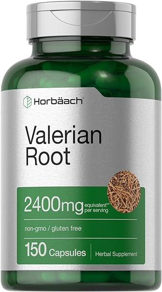 Valerian Root Capsules 2400mg | 150 Count | Root Extract Supplement | Non-GMO, Gluten Free | by Horbaach in Pakistan in Pakistan