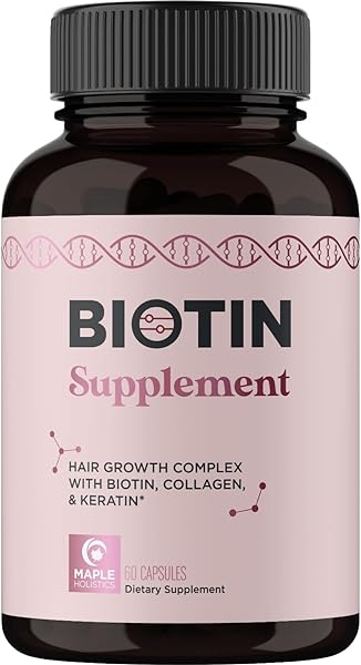 Thicker Hair Growth Vitamins for Women - Extra Strength Biotin and Collagen Supplement with Healthy Hair Vitamins for Hair Loss for Women - Visibly Stronger and Fuller Hair Growth Supplement (1 Month) in Pakistan in Pakistan