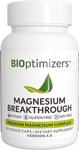 Magnesium Breakthrough Supplement 4.0 - Has 7 Forms of Magnesium: Glycinate, Malate, Citrate, and More - Natural Sleep and Brain Supplement - 30 Capsules in Pakistan