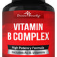 Divine Bounty Super B Complex Vitamins - All B Vitamins Including B12, B1, B2, B3, B5, B6, B7, B9, Folic Acid - Vitamin B Supplement - Support Healthy Energy Metabolism - 90 Vegetarian Capsules
