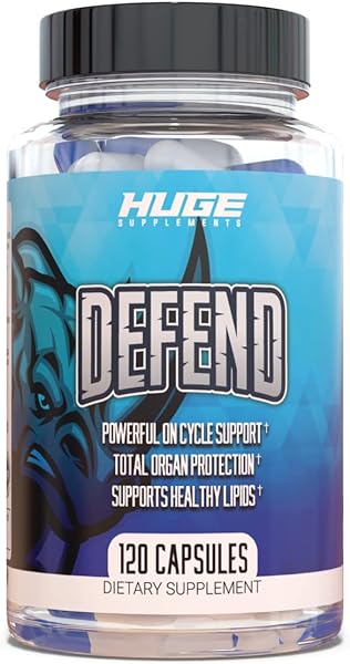 Huge Supplements Defend, Cycle Support, Powerful On-Cycle Support & Liver Assist, with Milk Thistle, NAC, TUDCA, Hawthorn Berry & More (120 Capsules) in Pakistan in Pakistan