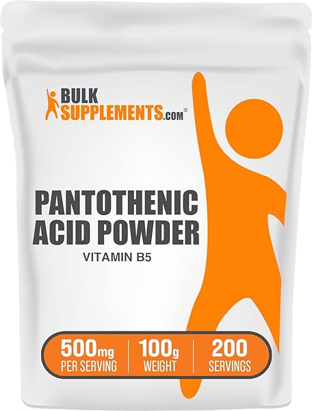 BULKSUPPLEMENTS.COM Vitamin B5 Powder - Vitamin B Powder - Pantothenic Acid 500mg - B5 Vitamins - Vitamin B5 Pantothenic Acid - B5 Supplement - 500mg per Serving (100 Grams - 3.5 oz) in Pakistan in Pakistan