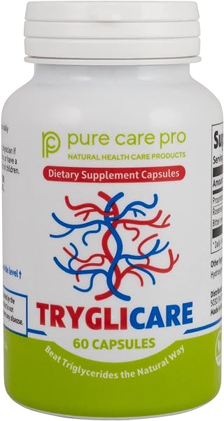 Tryglicare All-Natural Triglyceride Lowering Supplements for Maintaining Healthy Triglycerides Levels as a Daily Supplement, Vegan & Gluten Free* (60 Capsules) in Pakistan in Pakistan