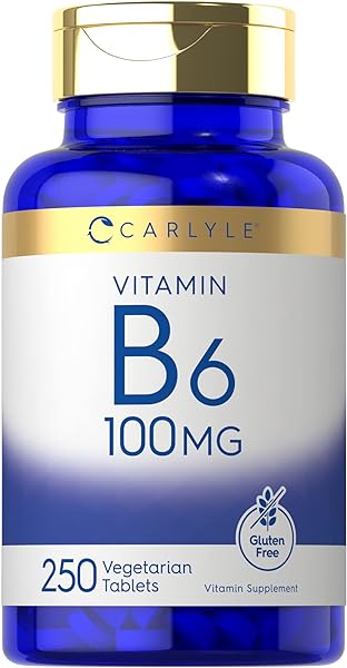 Carlyle Vitamin B6 100mg | 250 Tablets | Vege in Pakistan