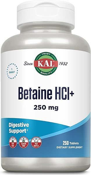 KAL Betaine HCL with Pepsin, Digestive Health in Pakistan